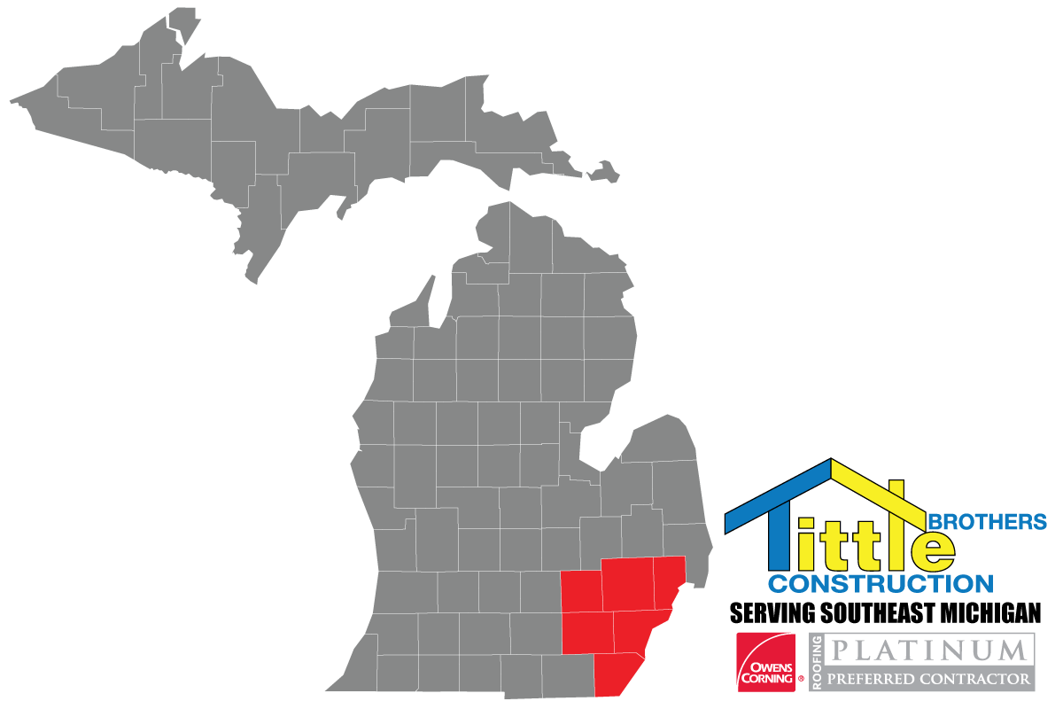Areas we serve in Southeast Michigan. The best roofing company near me