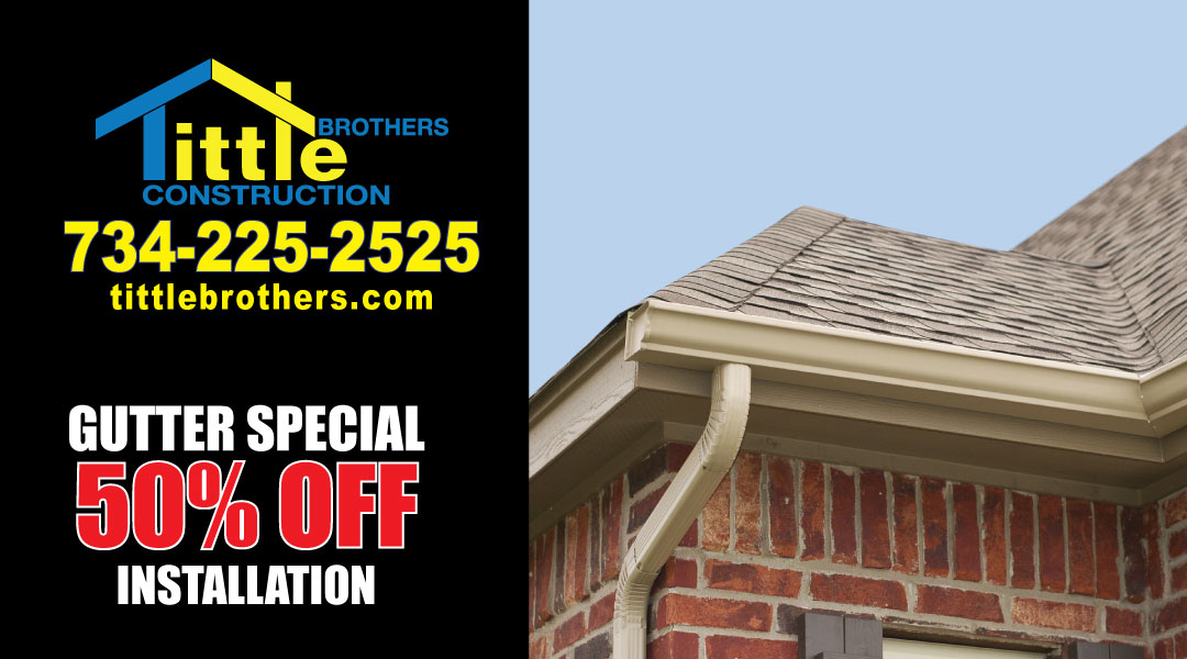 Gutters protect your home from water damage.