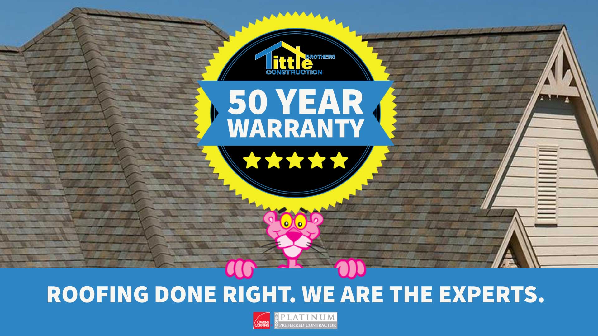 Roofing warranty for your new Owens Corning Roof