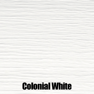 colonial white vinyl siding