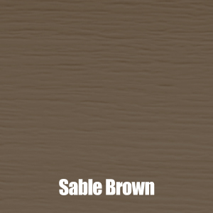 sable brown vinyl siding