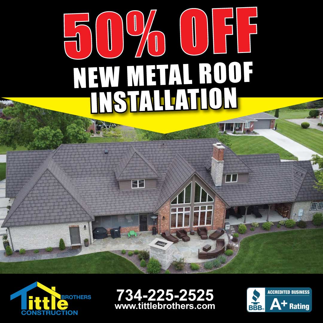 Metal roofs for Michigan homes. Serving all of Metro Detroit