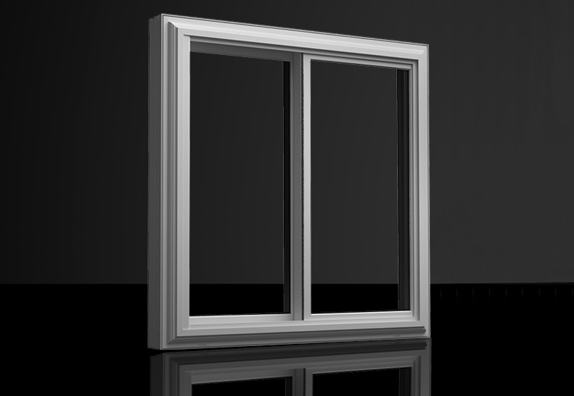 Double horizontal slider replacement windows are designed to open laterally, left or the right. They have two sashes, and both are operational.