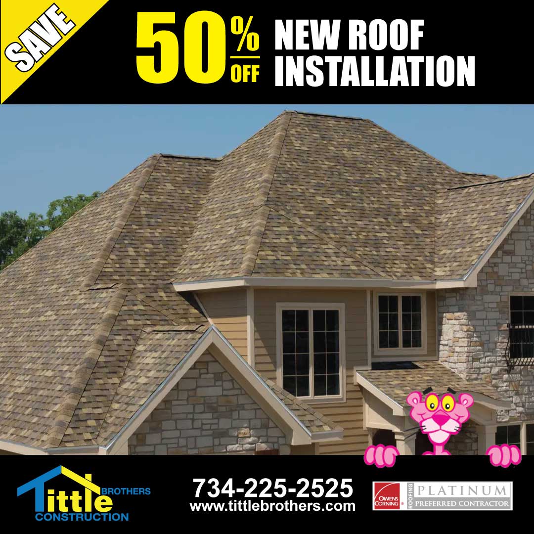 save on roofing installation at Tittle Brothers