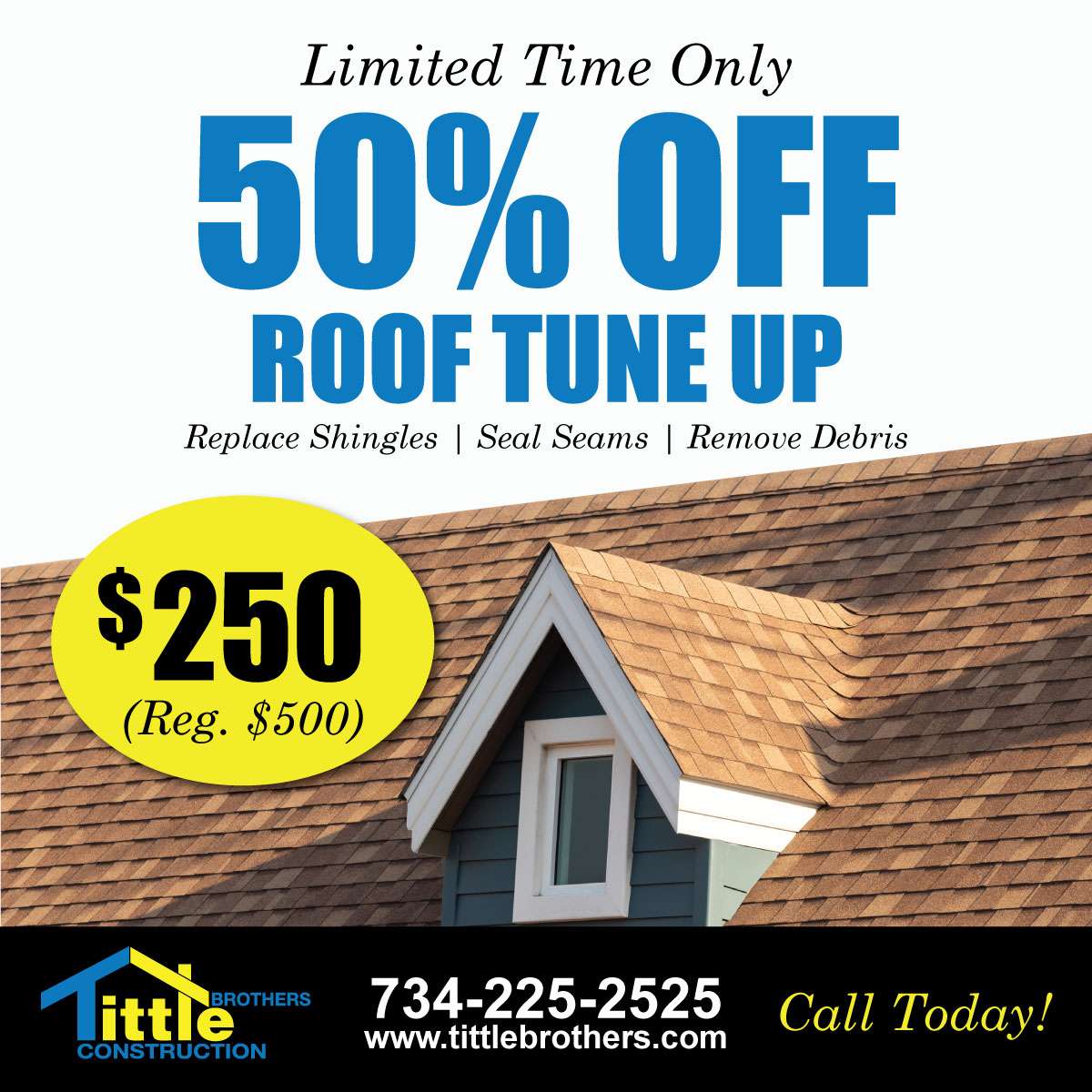 Extend the life of your roof with routine roof tune ups.