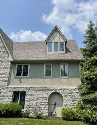 new roof on Michigan home