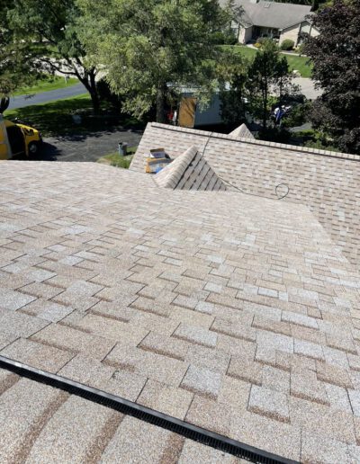 roofing installation on home in Clarkston, Michigan