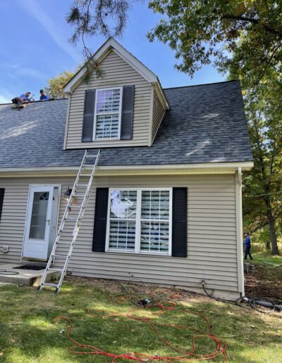 roofing home in Milford, Michigan