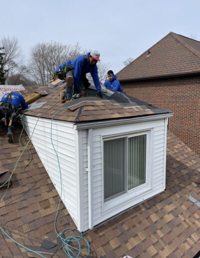 roofing a dormer