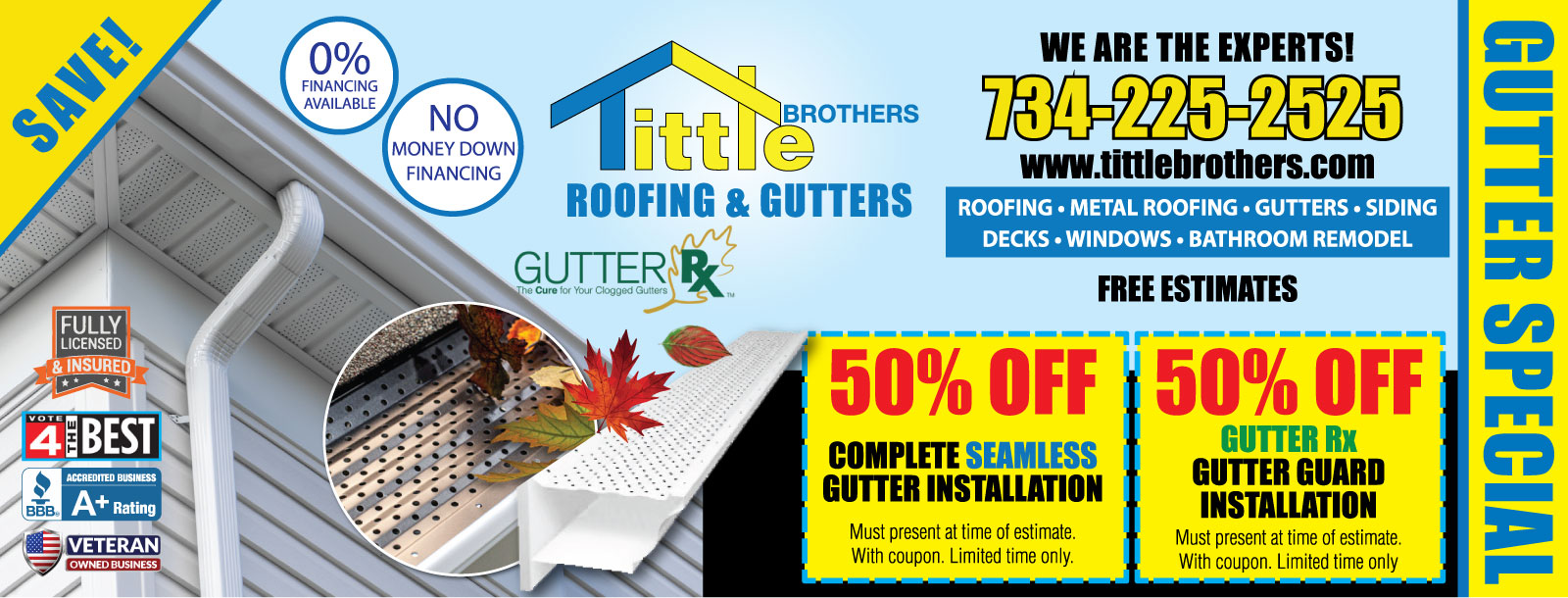 the best gutter company in Michigan