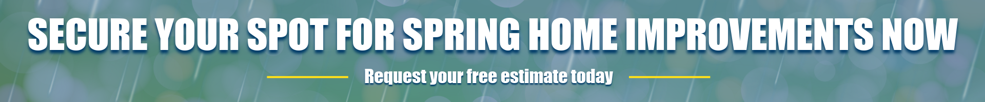 Spring Banner